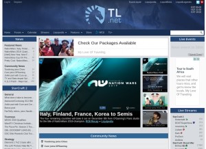 How tl.net looks like on a tablet such as an iPad.