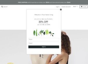 How tluxe.com looks like on a tablet such as an iPad.