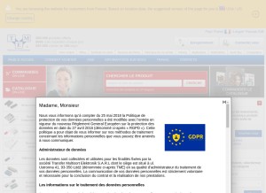 How tme.eu looks like on a tablet such as an iPad.