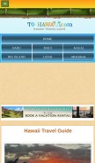 How to-hawaii.com looks like on a mobile device such as an iPhone.