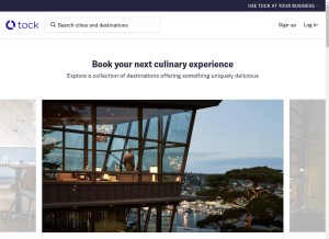 How tocktix.com looks like on a tablet such as an iPad.