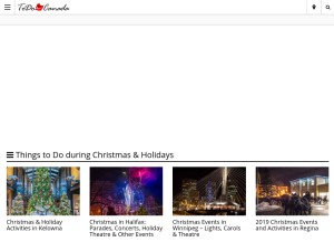 How todocanada.ca looks like on a tablet such as an iPad.