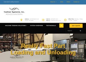 How toellner.com looks like on a tablet such as an iPad.
