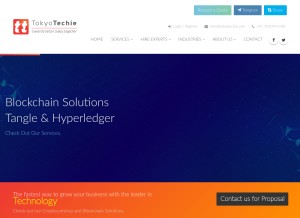 How tokyotechie.com looks like on a tablet such as an iPad.