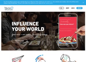 How tolunacdn.com looks like on a tablet such as an iPad.