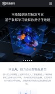 How tongdun.cn looks like on a mobile device such as an iPhone.