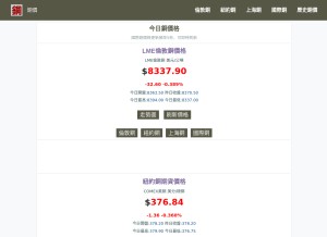 How tongjia.top looks like on a tablet such as an iPad.