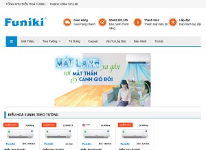 How tongkhofuniki.com looks like on a tablet such as an iPad.