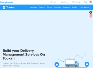 How tookanapp.com looks like on a tablet such as an iPad.