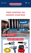 How toolcentral.com looks like on a mobile device such as an iPhone.