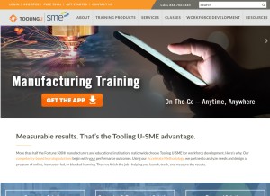 How toolingu.com looks like on a tablet such as an iPad.