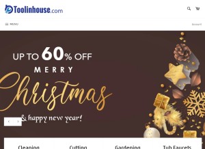 How toolinhouse.com looks like on a tablet such as an iPad.