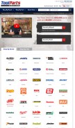 How toolpartsdirect.com looks like on a mobile device such as an iPhone.