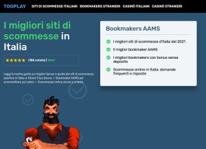 How tooplay.org looks like on a tablet such as an iPad.