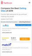 How top10bestdatingsites.com looks like on a mobile device such as an iPhone.