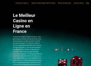 How topcasinosfr.com looks like on a tablet such as an iPad.