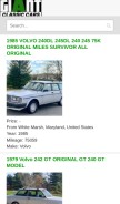 How topclassiccarsforsale.com looks like on a mobile device such as an iPhone.