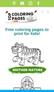How topcoloringpages.net looks like on a mobile device such as an iPhone.