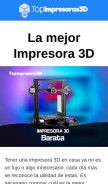How topimpresoras3d.com looks like on a mobile device such as an iPhone.