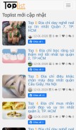 How toplist.vn looks like on a mobile device such as an iPhone.
