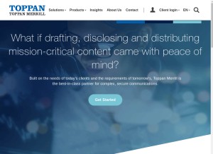 How toppanmerrill.com looks like on a tablet such as an iPad.