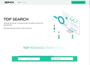 How topsearch.odoo.com looks like on a tablet such as an iPad.