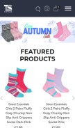 How topsox.co.uk looks like on a mobile device such as an iPhone.