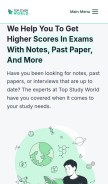 How topstudyworld.com looks like on a mobile device such as an iPhone.