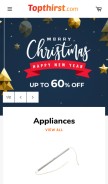 How topthirst.com looks like on a mobile device such as an iPhone.