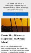 How topuertorico.org looks like on a mobile device such as an iPhone.