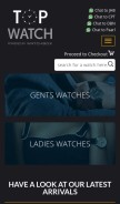 How topwatch.co.za looks like on a mobile device such as an iPhone.