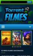 How torrentdosfilmes.tv looks like on a mobile device such as an iPhone.