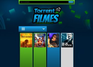 How torrentdosfilmes.tv looks like on a tablet such as an iPad.