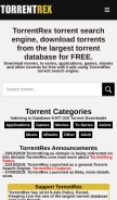 How torrentking.eu looks like on a mobile device such as an iPhone.