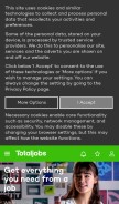 How totaljobs.com looks like on a mobile device such as an iPhone.