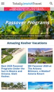 How totallyjewishtravel.com looks like on a mobile device such as an iPhone.