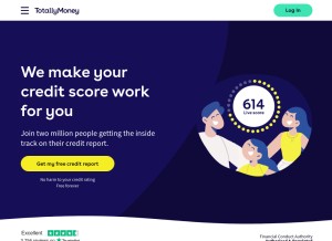 How totallymoney.com looks like on a tablet such as an iPad.