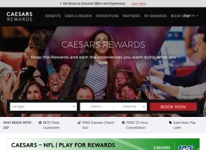 How totalrewards.com looks like on a tablet such as an iPad.