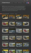 How tourifotos.de looks like on a mobile device such as an iPhone.