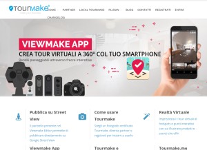 How tourmake.it looks like on a tablet such as an iPad.