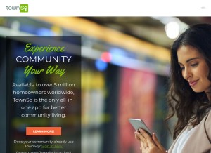How townsq.io looks like on a tablet such as an iPad.
