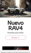 How toyota-canarias.es looks like on a mobile device such as an iPhone.