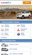 How tradecarview.com looks like on a mobile device such as an iPhone.