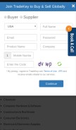 How tradekey.com looks like on a mobile device such as an iPhone.