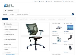 How tradenote.net looks like on a tablet such as an iPad.
