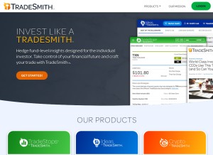 How tradesmith.com looks like on a tablet such as an iPad.