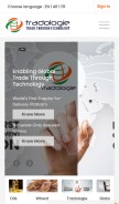 How tradologie.com looks like on a mobile device such as an iPhone.