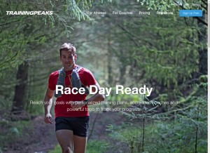 How trainingpeaks.com looks like on a tablet such as an iPad.