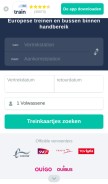 How trainline.nl looks like on a mobile device such as an iPhone.