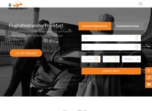 How transfer511.com looks like on a tablet such as an iPad.